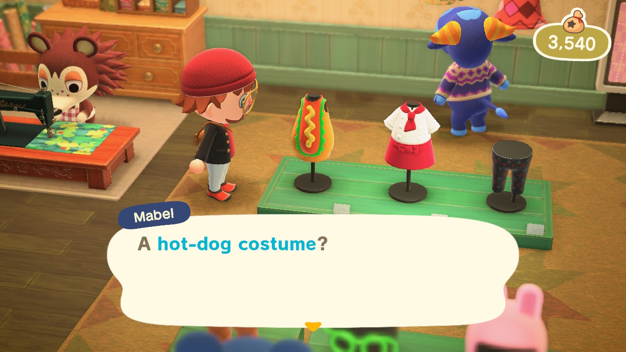 Animal Crossing: New Horizons hodarivaatetus