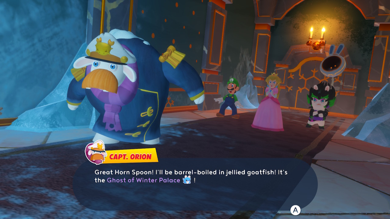 Mario + Rabbids Sparks of Hope Luigi merikapteeni on pitkäkorva