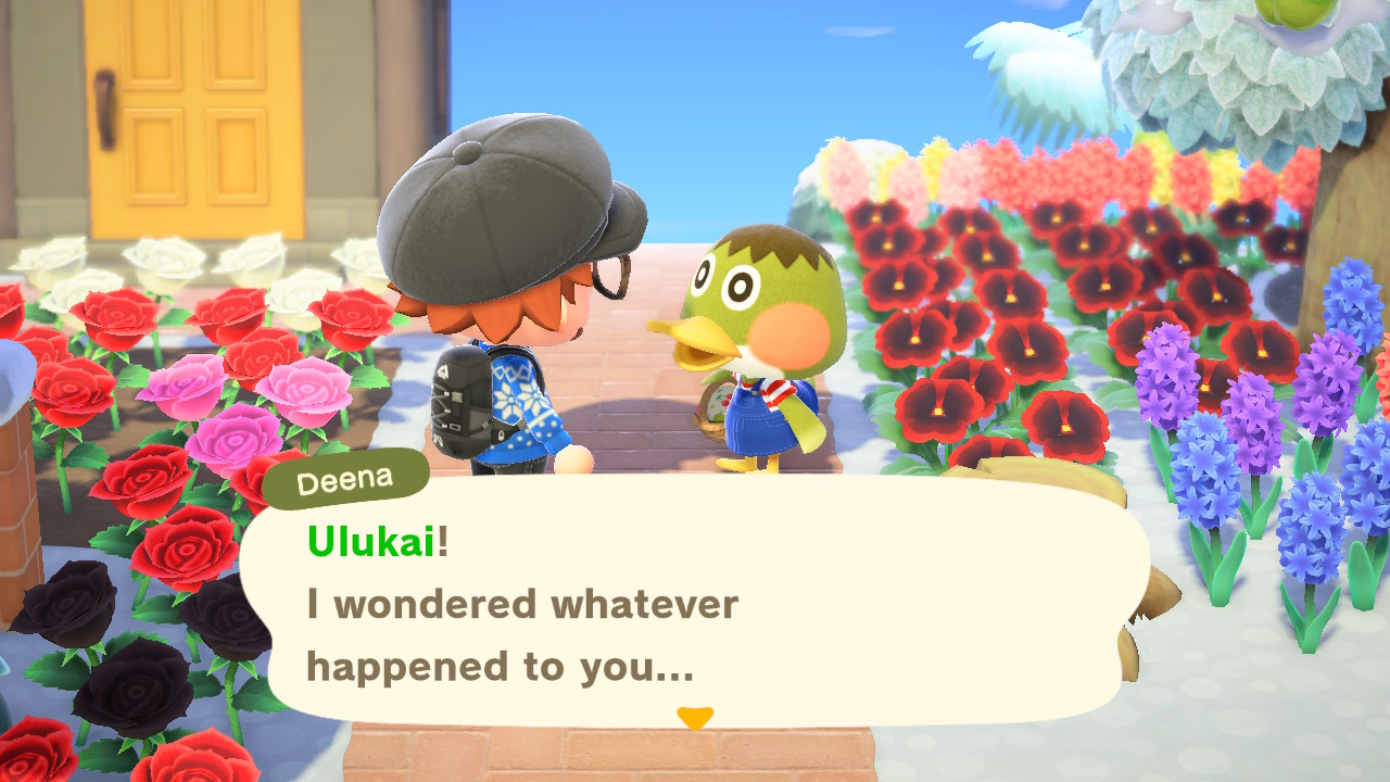 Animal Crossing: New Horizons ankka oli huolissaan