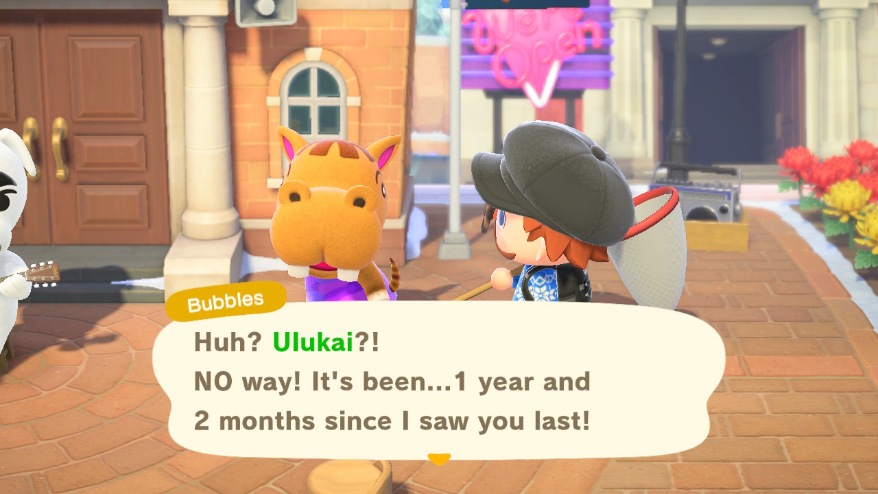 Animal Crossing: New Horizons virtahepo aukiolla