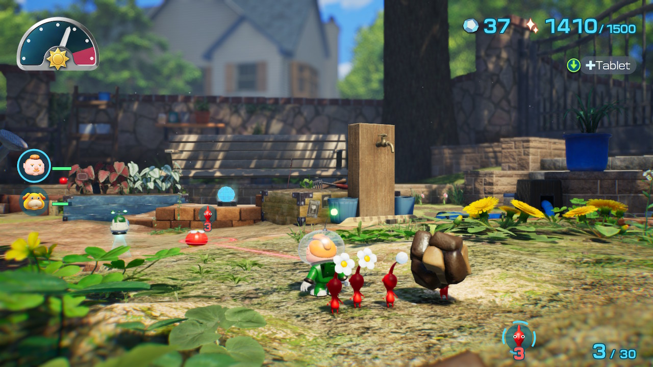 Pikmin 4 pienet hahmot isossa maailmassa