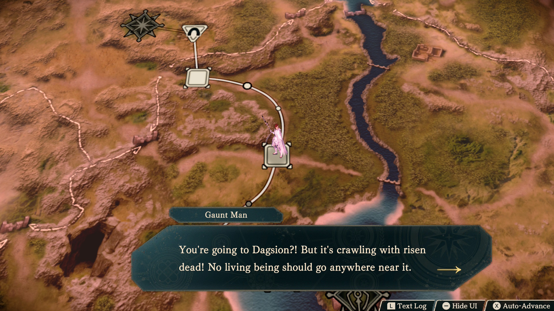 Fire Emblem Fortunes Weave - Maailmankartta