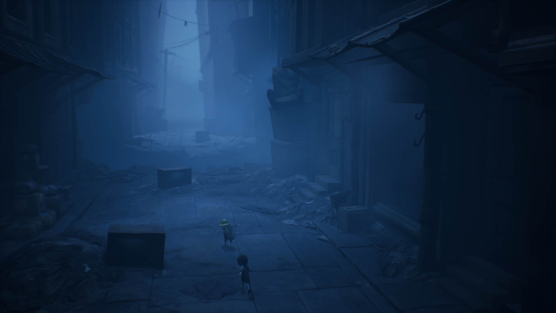 Little Nightmares II Enhanced Edition maailma on iso Little Nightmares II Enhanced Edition maailma on iso
