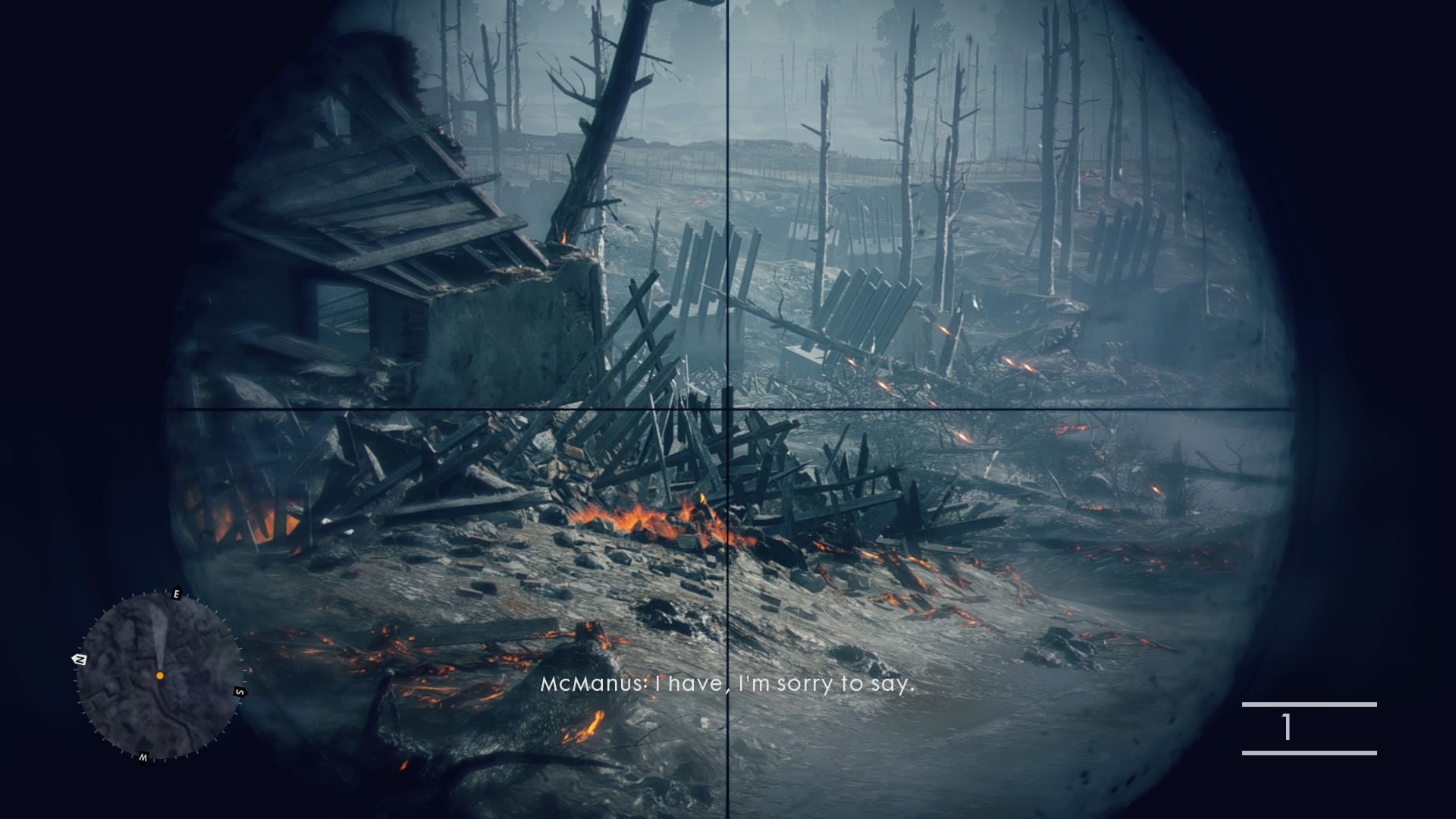 Battlefield 1 sniper