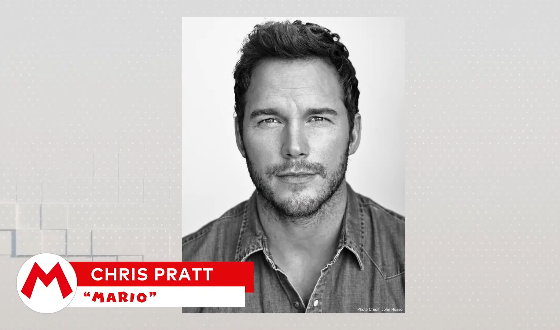 Chris Pratt on Super Mario