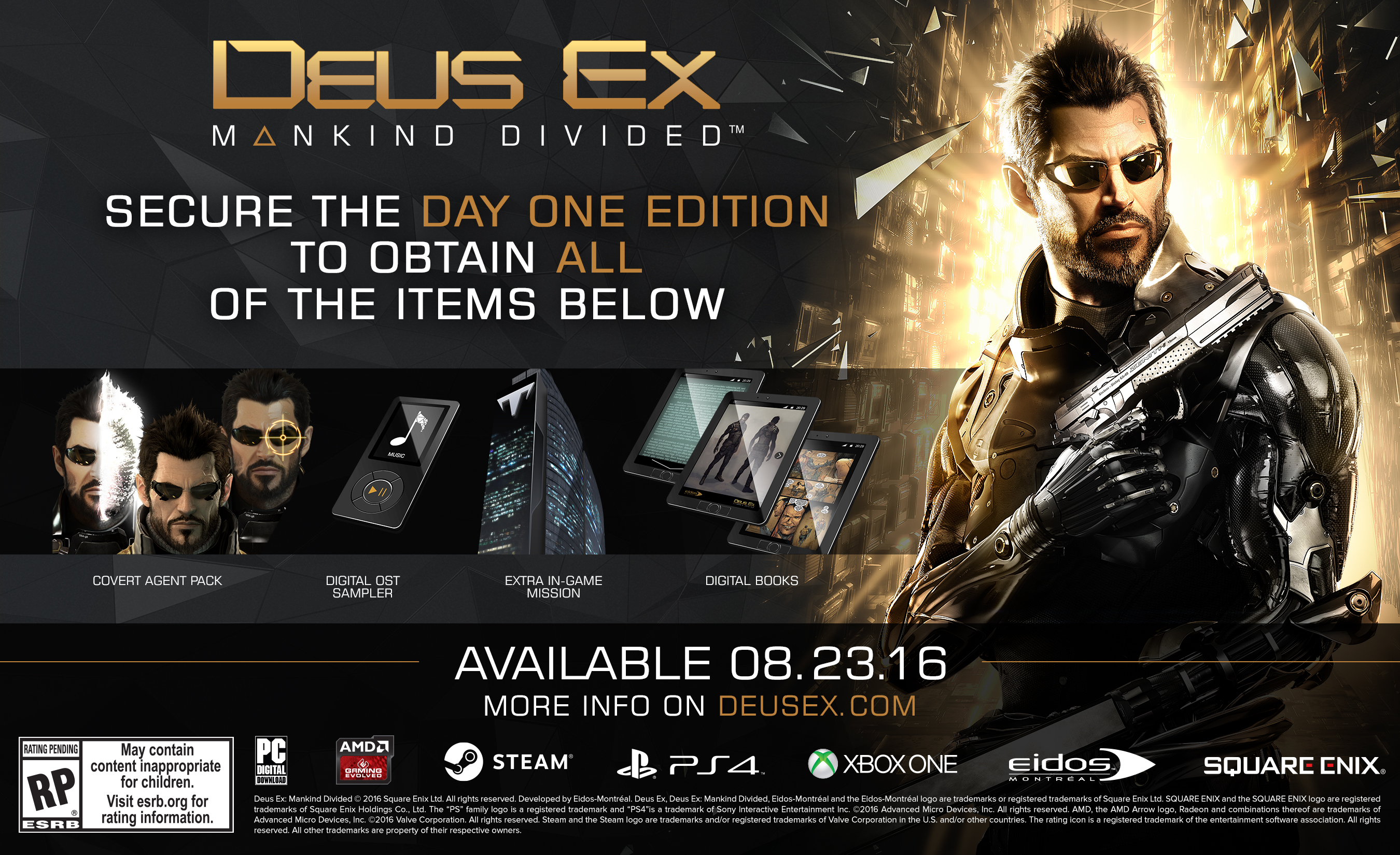 Deus Ex: Mankind Divided erikoisversio 1