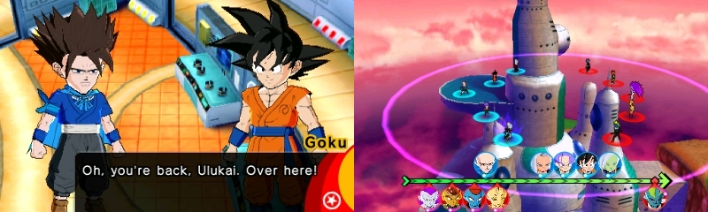 Dragon Ball Fusions Goku taistelu