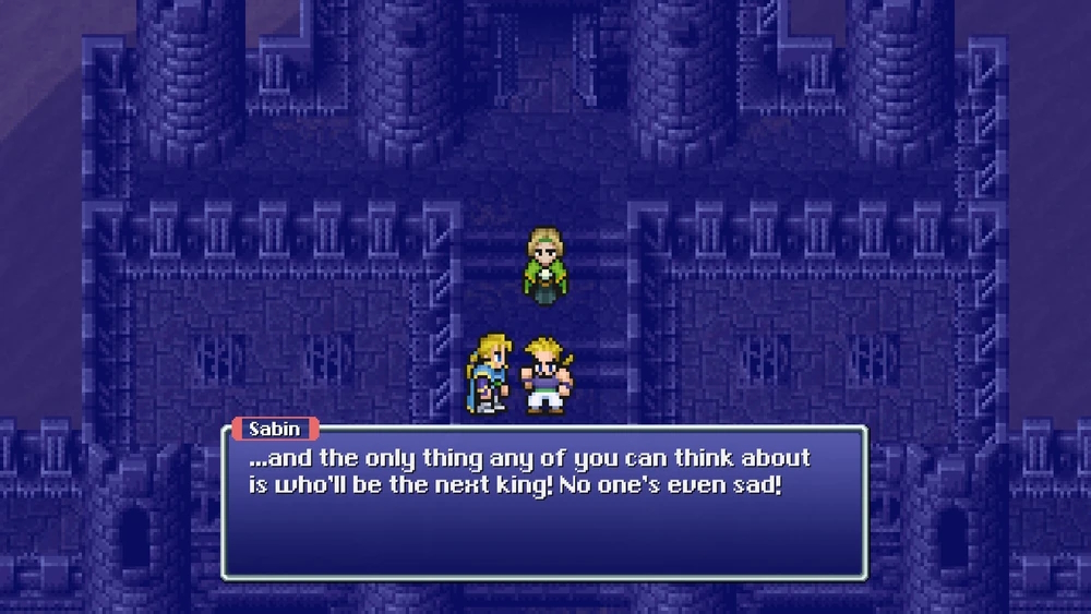 Final Fantasy VI Sabin puhuu