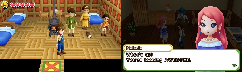 Harvest Moon Skytree Village talossa melanie