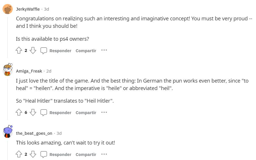 Heal Hitler kehuja ja PS4-toiveita