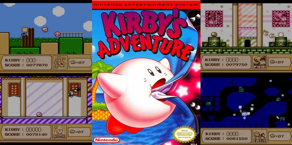 Kirby's Adventure NES Retromuistelo kansikuva