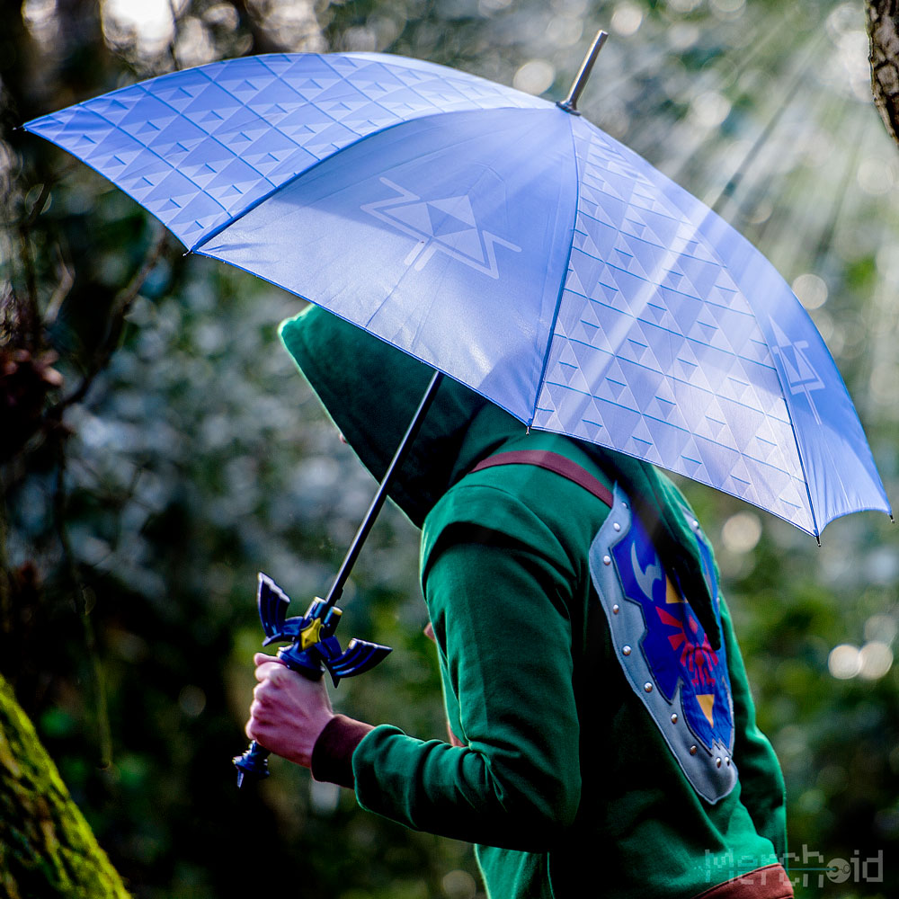 Legend of Zelda Master Sword Umbrella sateenvarjo kostyymi 2