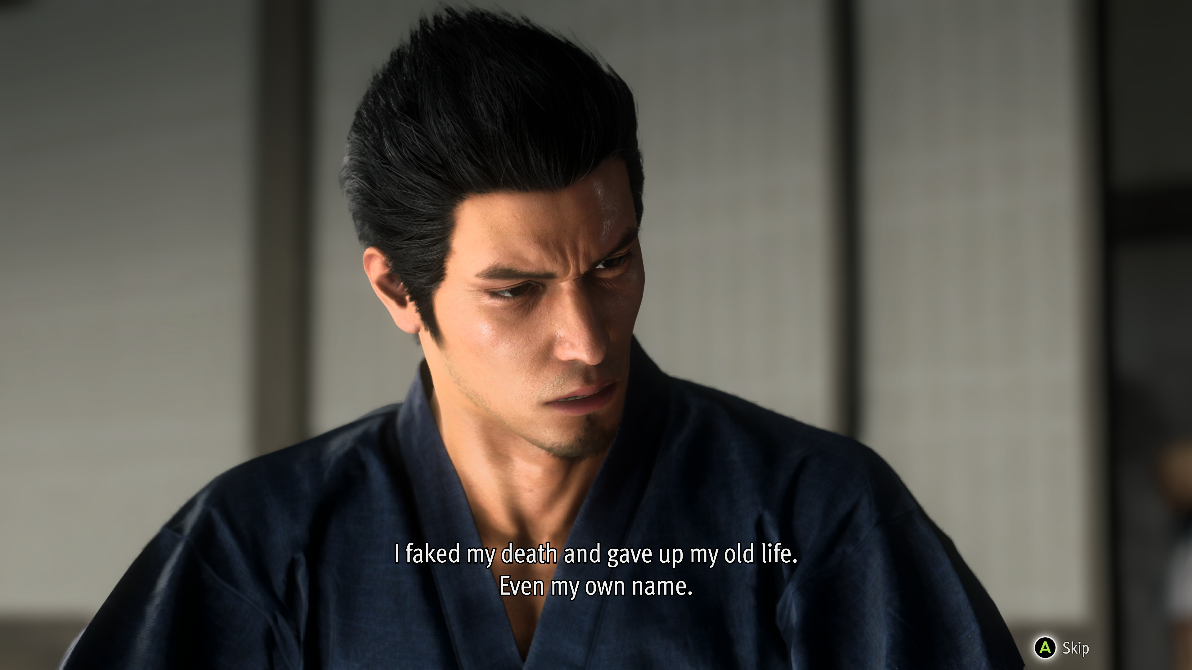 Like a Dragon Gaiden_ The Man Who Erased His Name Kiryu selostaa asioita