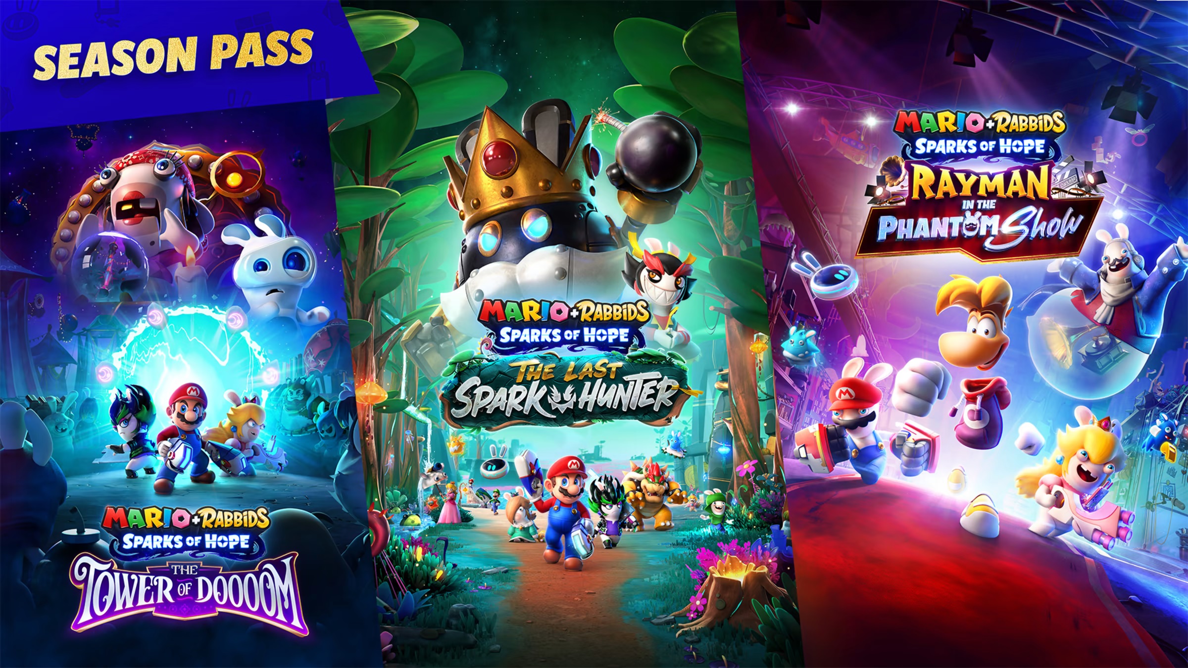 Mario Rabbids Sparks of Hope DLC Season pass ja Rayman