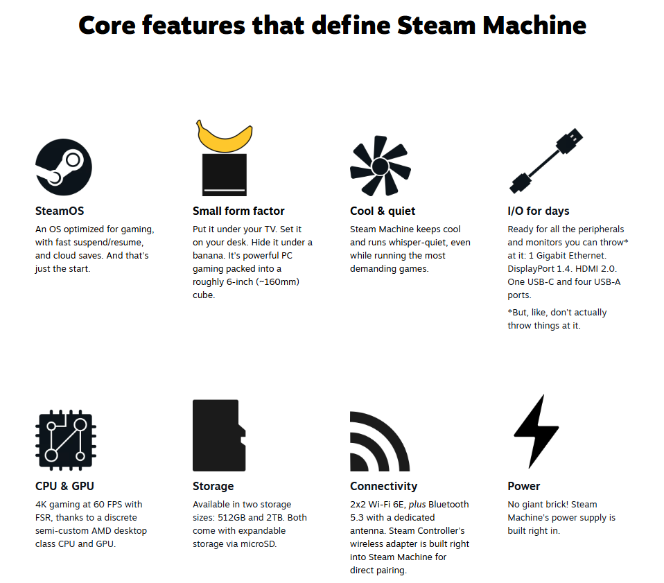 Steam Machine markkinointia