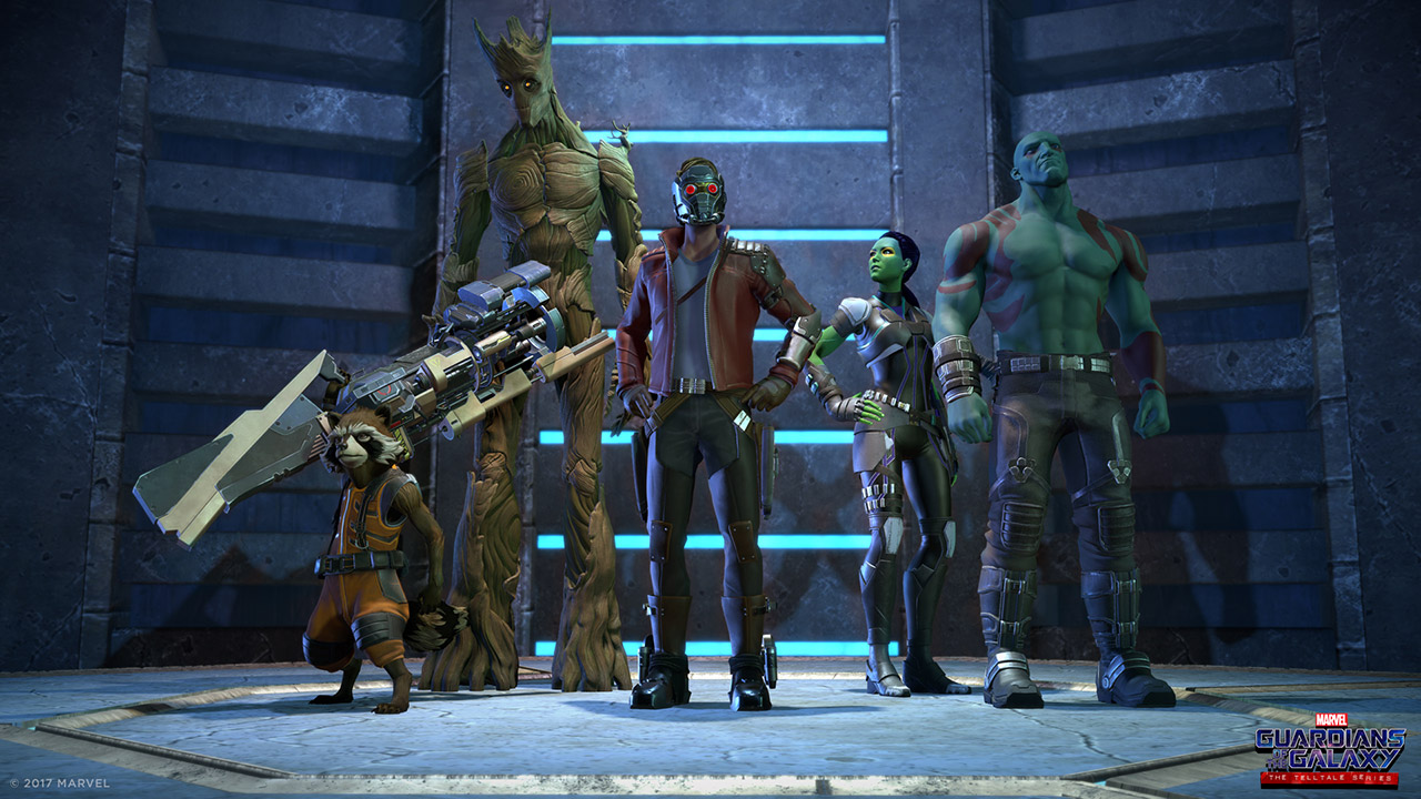 Guardians of the Galaxy Telltale Series Marvel hahmot