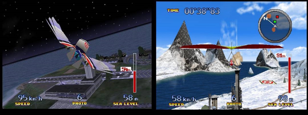 Pilotwings 64 birdman hang glider