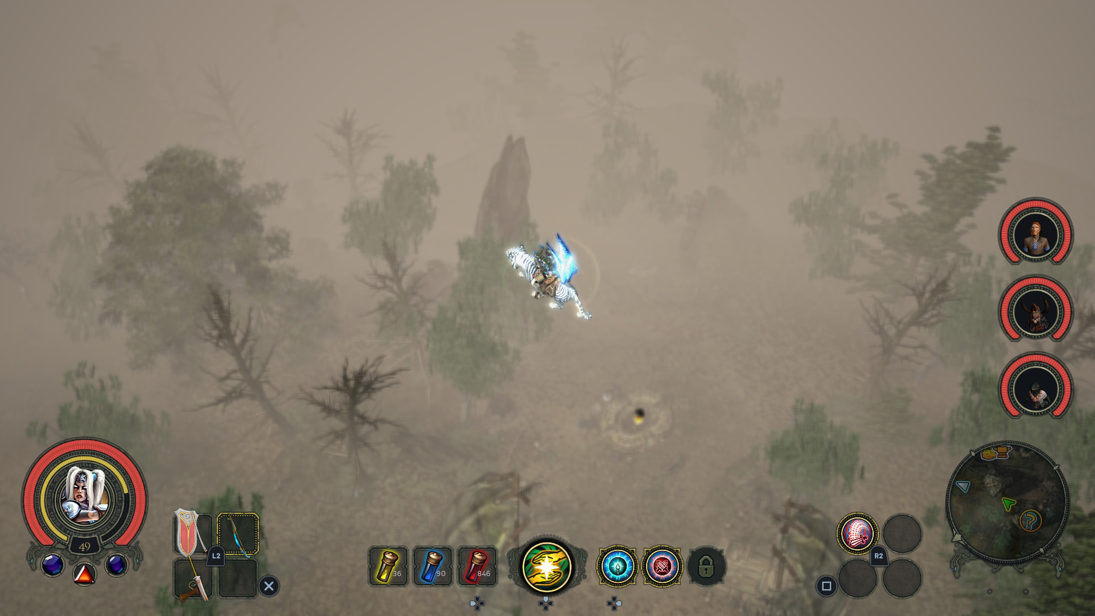 Ilmojen halki käy tiikerin tie Bugi, jonka vuoksi pelin sankari ratsuineen leijuu sadan metrin korkeudella ilmassa pystymättä tekemään mitään