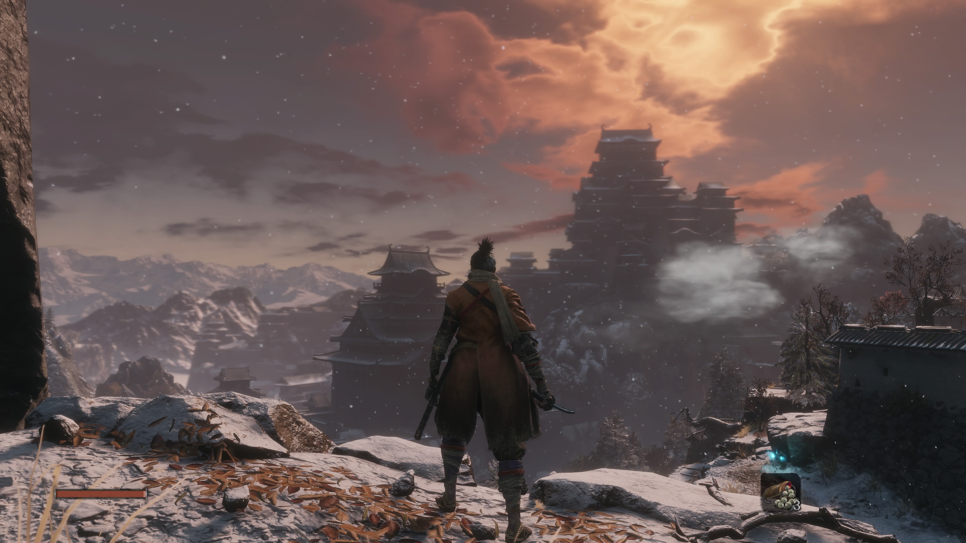 Sekiro: Shadows Die Twice alkupuolen maisemat