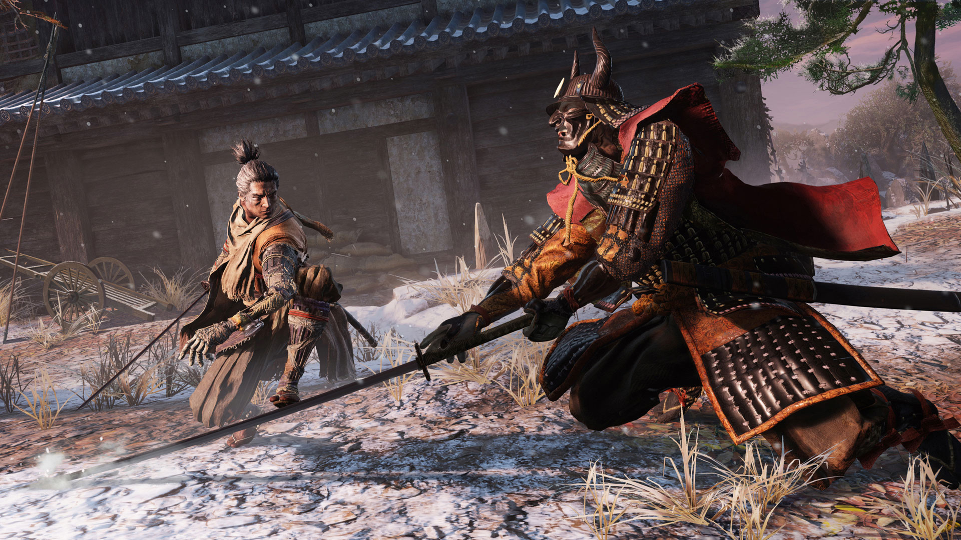 Sekiro Shadows Die Twice taistelu alkamassa