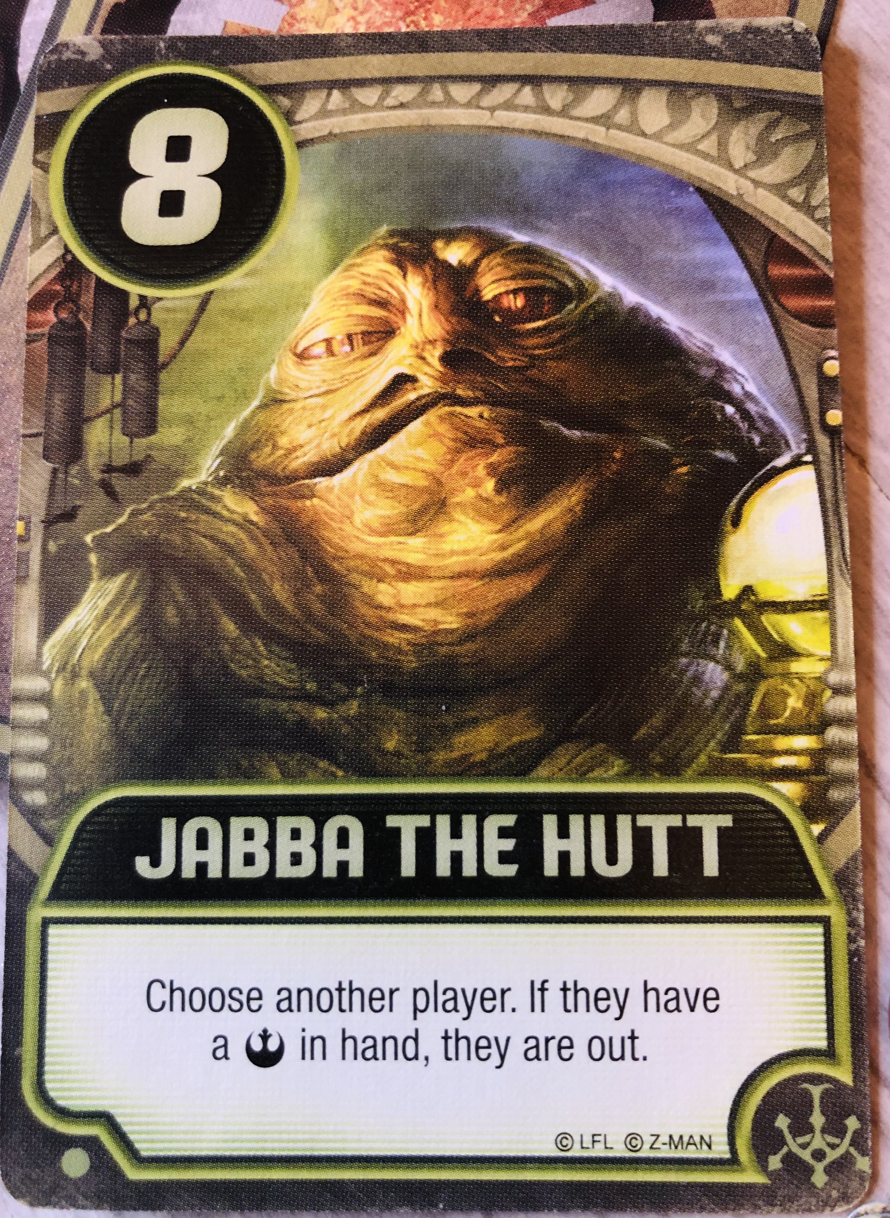 Star Wars Jabbas Palace – A Love Letter Game jabba