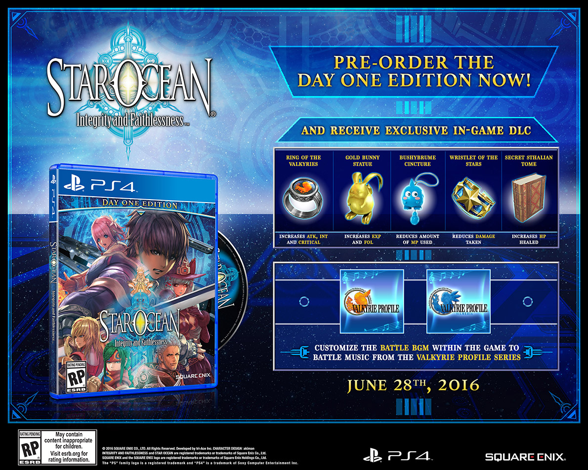 Star Ocean: Integrity and Faithlessness Day One