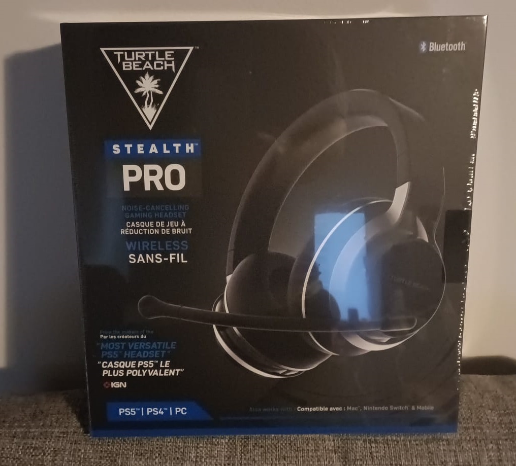 Turtle Beach Stealth Pro laatikko ulkoa