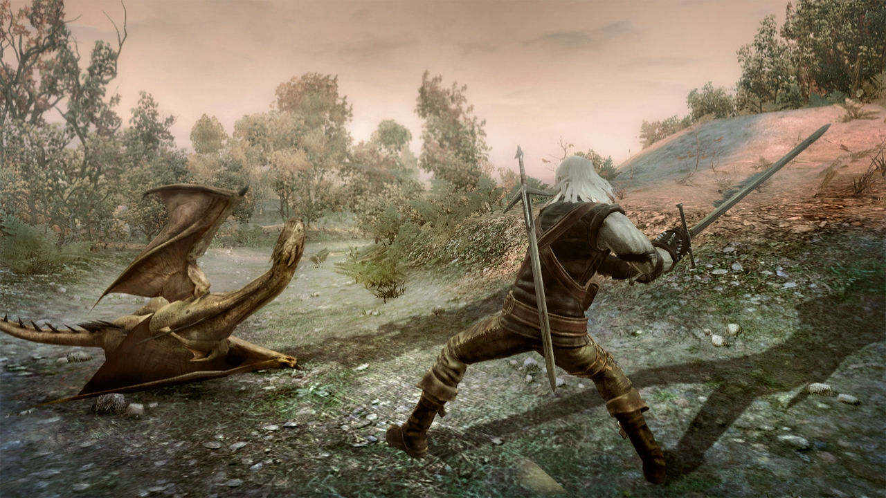 Kuvia The Witcherin konsoliversiosta