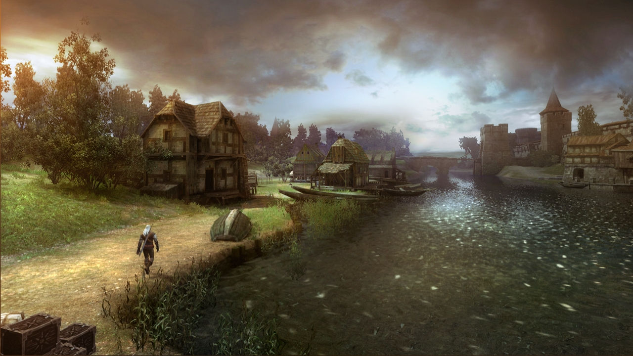 Kuvia The Witcherin konsoliversiosta