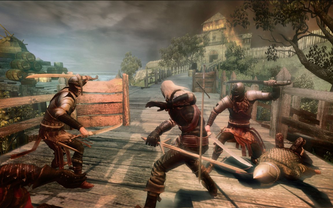 Kuvia The Witcherin konsoliversiosta