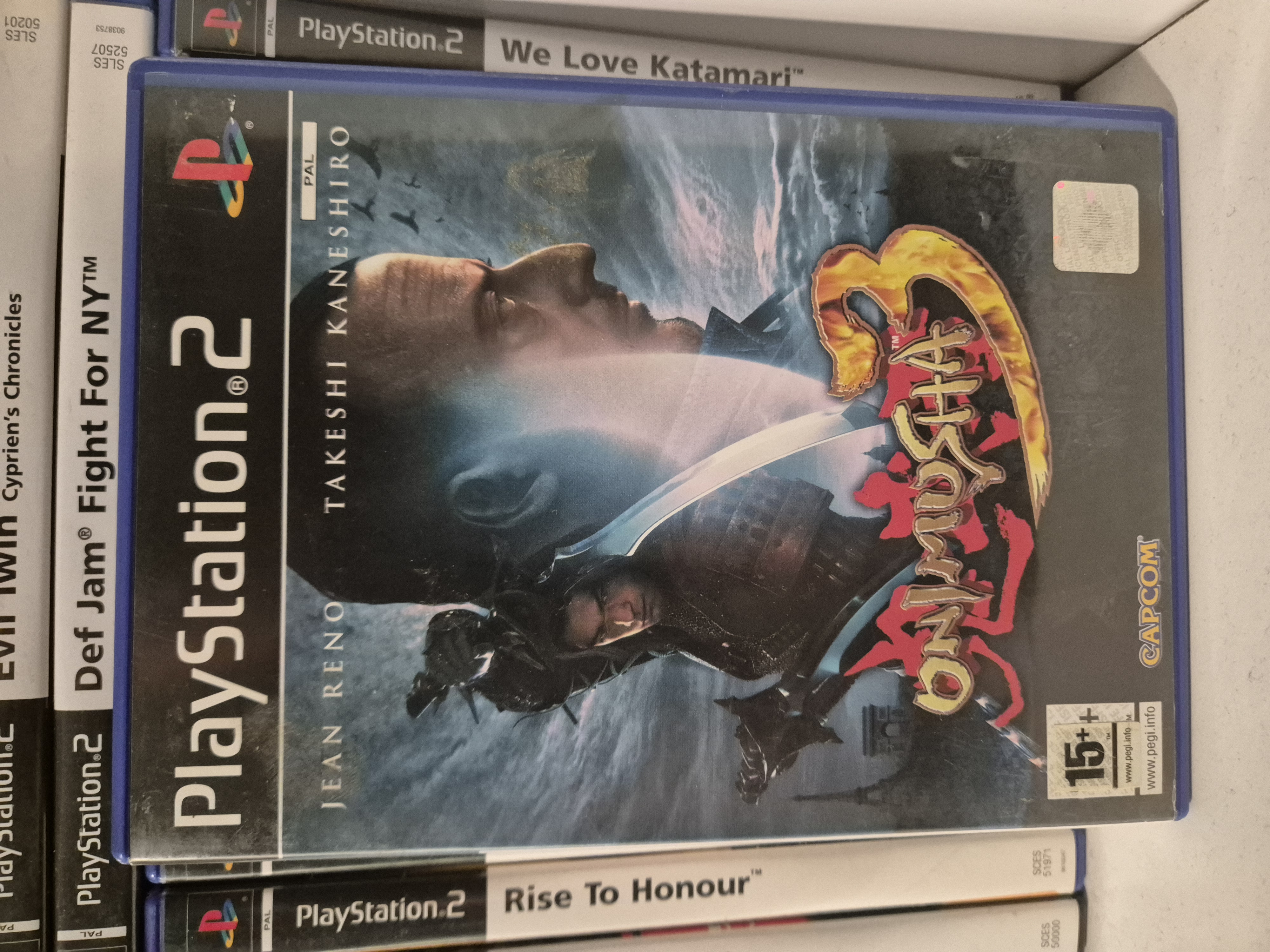 A picture of Onimusha 3 cover art on PS2