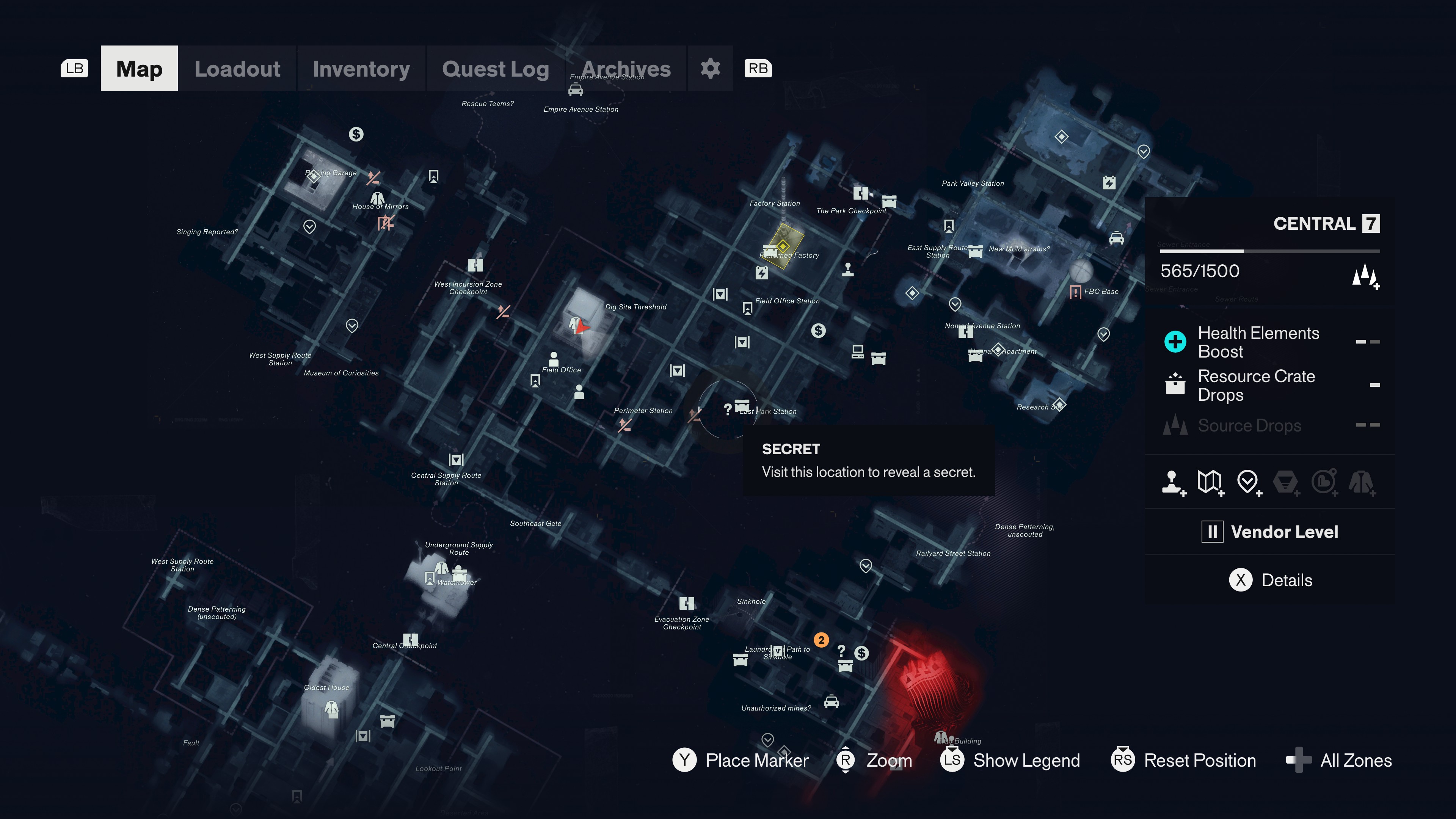 Control Resonant Map