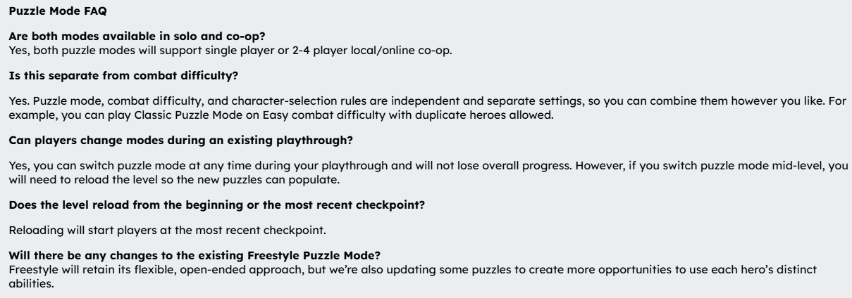 Trine 6 Puzzle Mode FAQ explained