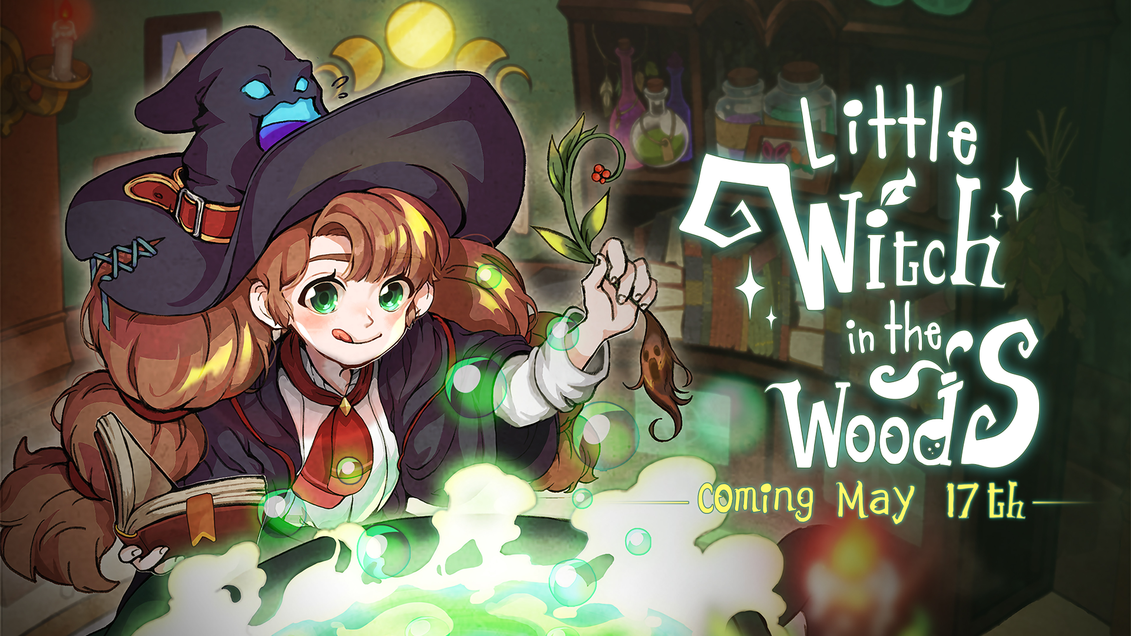 little witch in the woods