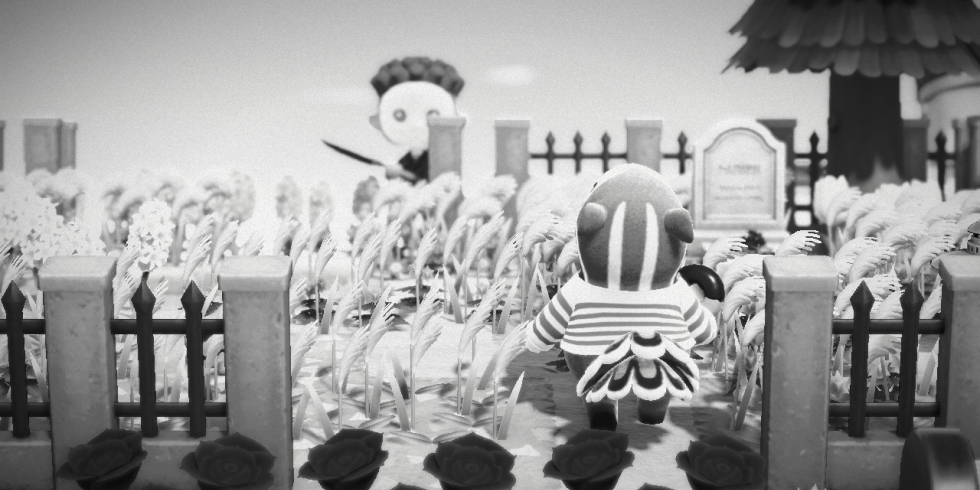 Animal Crossing: New Horizons halloween Antonio ja kohtaaminen hautausmaalla