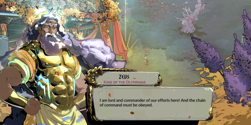 Hades 2 Zeus puhuu Hades 2 Zeus puhuu