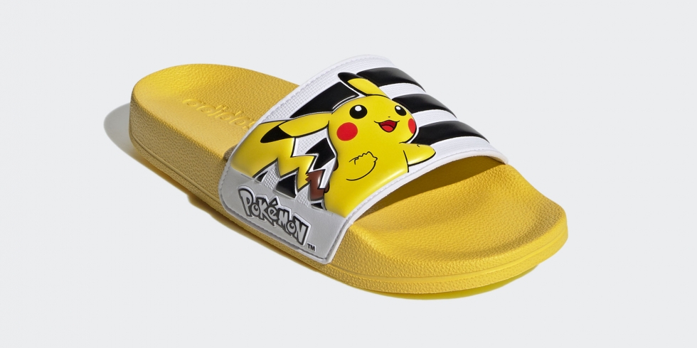 Adilette Shower Slides suihkusandaalit Pokémon Pikachu Adidas