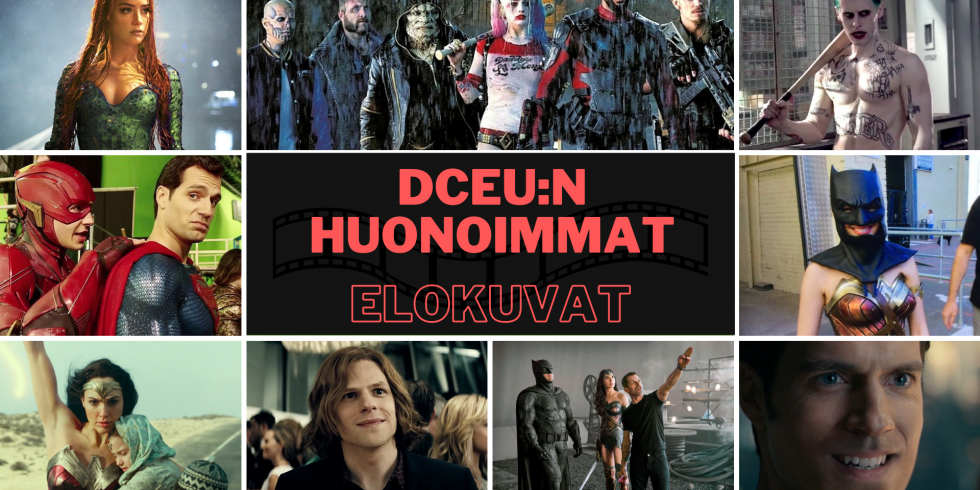 DCEU DC Huonoimmat elokuvat