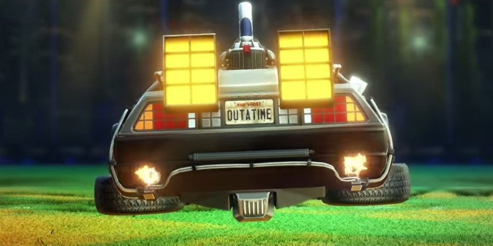 Rocket League DeLorean