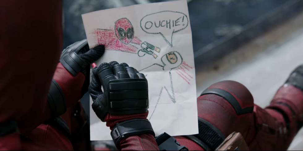 Deadpool film - drawing