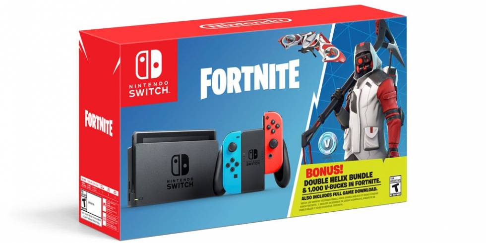 Nintendo Switch konsoli Fortnite bundle