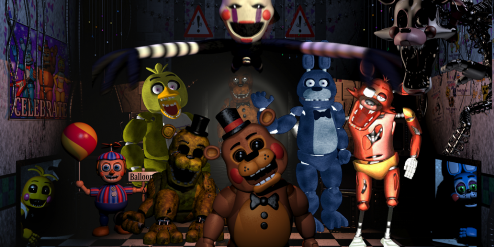 Five Nights at Freddy's kauhua ja säikyttelyä