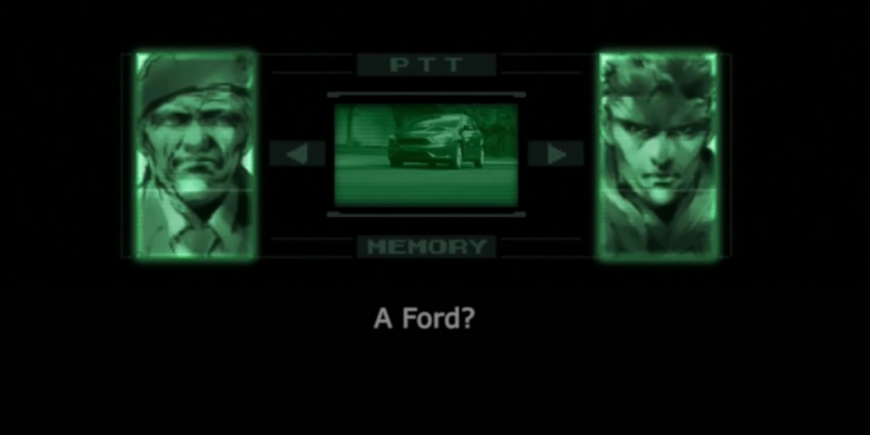 Metal Gear Solid Ford Focus