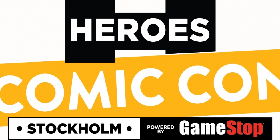 Heroes Comic Con Tukholma valkoinen tausta