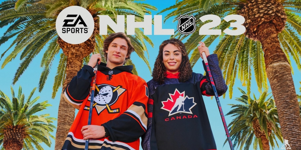 NHL 23 Sarah Nurse Trevor Zegras