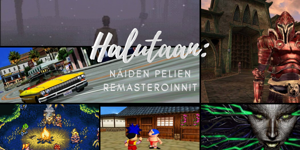 Pelien remasteroinnit remasterointi uusioversio artikkeli nostokuva