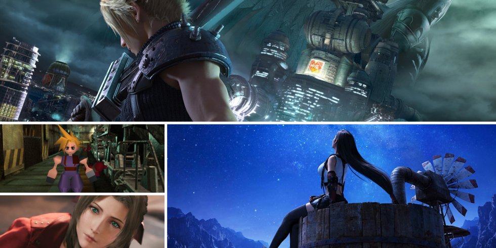 Final Fantasy VII Remake nostokuva vanhalla Cloudilla maustettuna