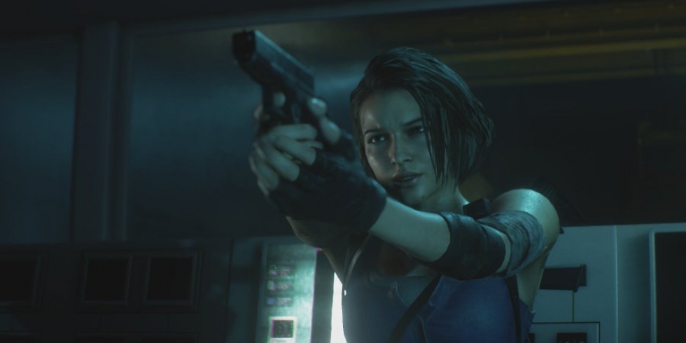 Resident Evil 3 Remake Jill Valentine ja ase