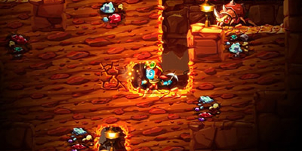 SteamWorld Dig 2 Nintendo 3DS kaivos