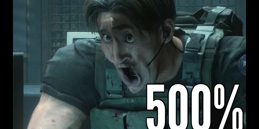 Resident Evil 3 500 prosentin kasvoanimaatioilla